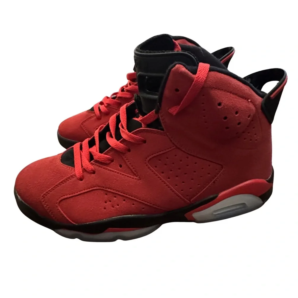 Jordan 6s “Toro Red” Men's Retro Sneakers - Picture 2 of 11